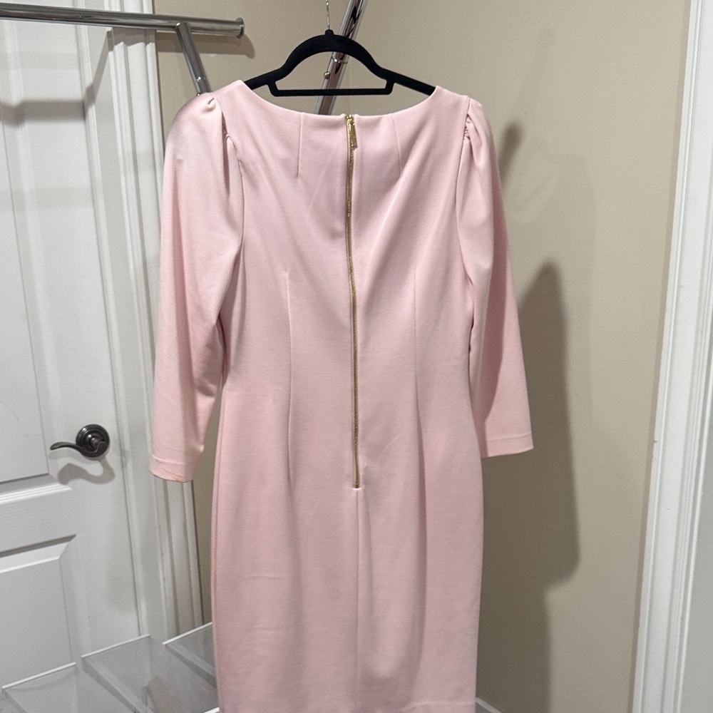 Calvin Klein Soft Pink Long Sleeve Dress - Picture 4 of 4
